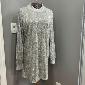 All Saints Sequin Dress